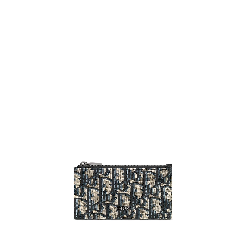Zipped Card Holder with Split Ring