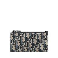 Zipped Card Holder with Split Ring