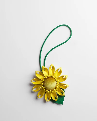 Sunflower Bag Charm