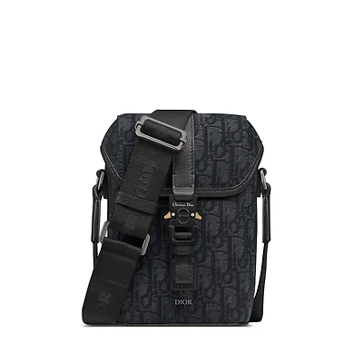 Mini Dior Hit the Road Vertical Messenger Bag with Flap