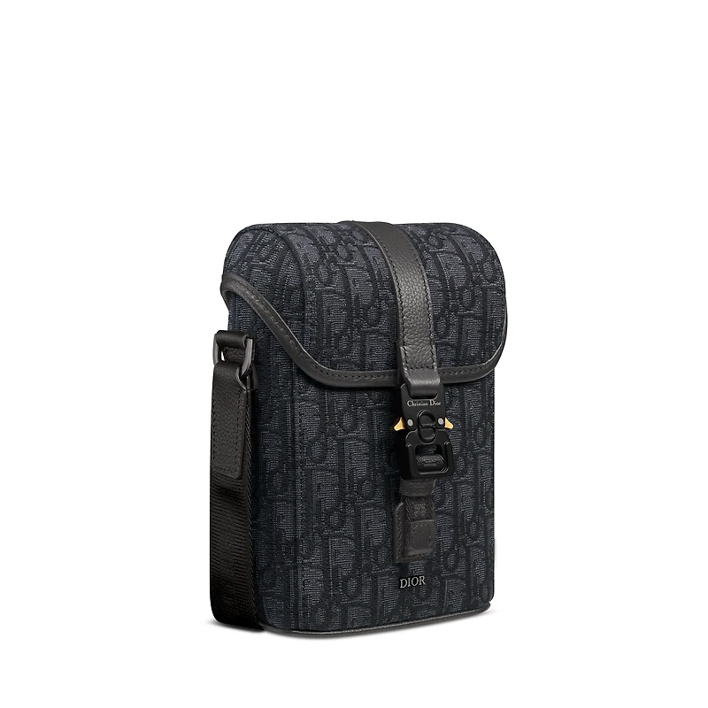 Mini Dior Hit the Road Vertical Messenger Bag with Flap