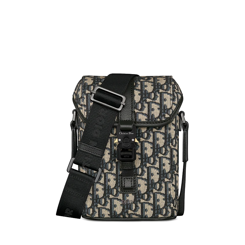 Mini Dior Hit the Road Vertical Messenger Bag with Flap