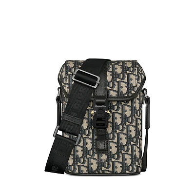 Mini Dior Hit the Road Vertical Messenger Bag with Flap