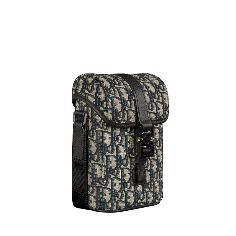 Mini Dior Hit the Road Vertical Messenger Bag with Flap