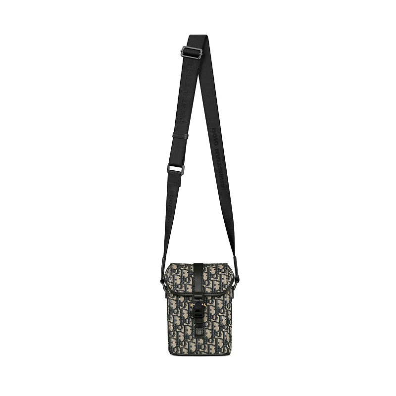 Mini Dior Hit the Road Vertical Messenger Bag with Flap