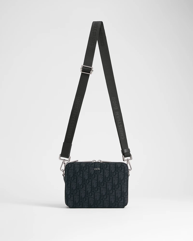 Zipped Pouch with Strap