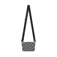 Zipped Pouch with Strap