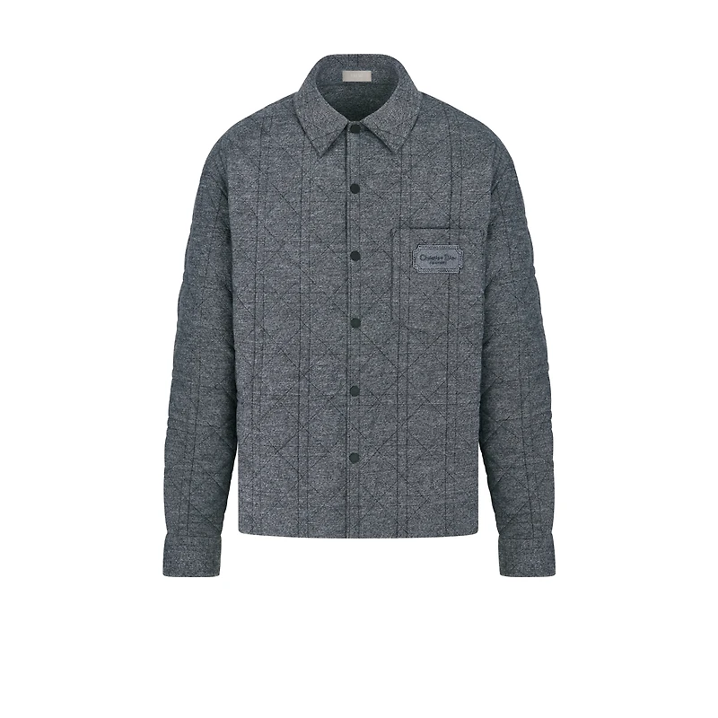 Cannage Overshirt with Christian Dior Couture Embroidery