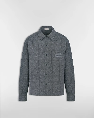 Cannage Overshirt with Christian Dior Couture Embroidery
