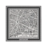 Plan de Paris 90 Square Scarf