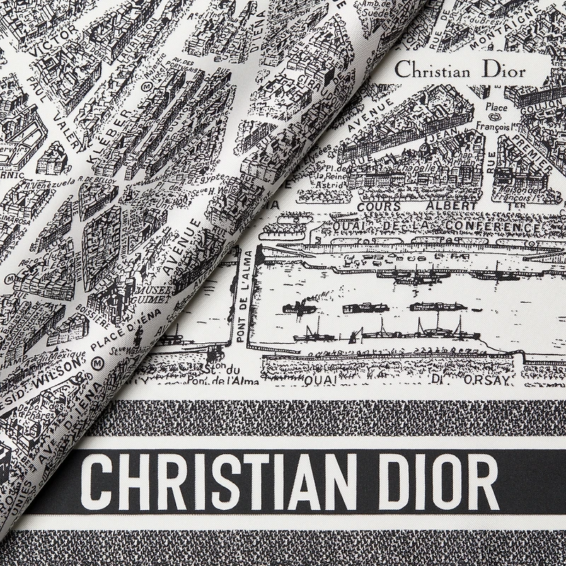 Plan de Paris 90 Square Scarf