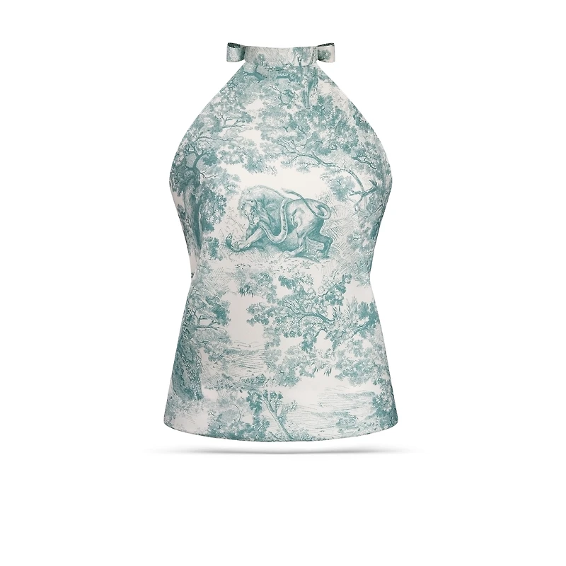 Dioriviera Toile de Jouy Sauvage Dior Silk Top