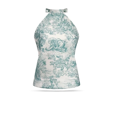 Dioriviera Toile de Jouy Sauvage Dior Silk Top