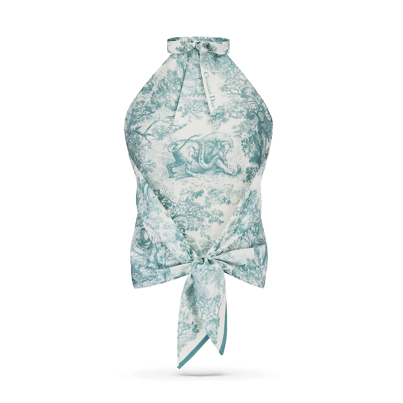 Dioriviera Toile de Jouy Sauvage Dior Silk Top