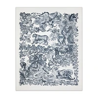 Toile de Jouy Sauvage Blanket