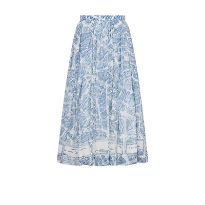 Mid-Length Pleated Skirt
