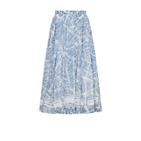 Mid-Length Pleated Skirt