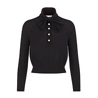 Tied Collar Sweater