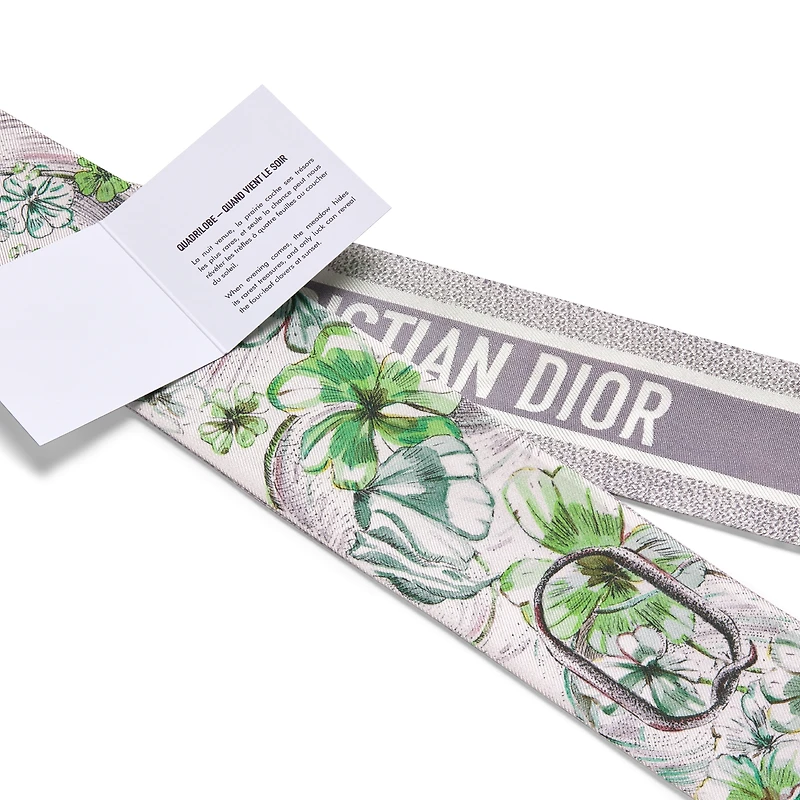 ABCDior Q Quadrilobe - Quand Vient le Soir Mitzah Scarf