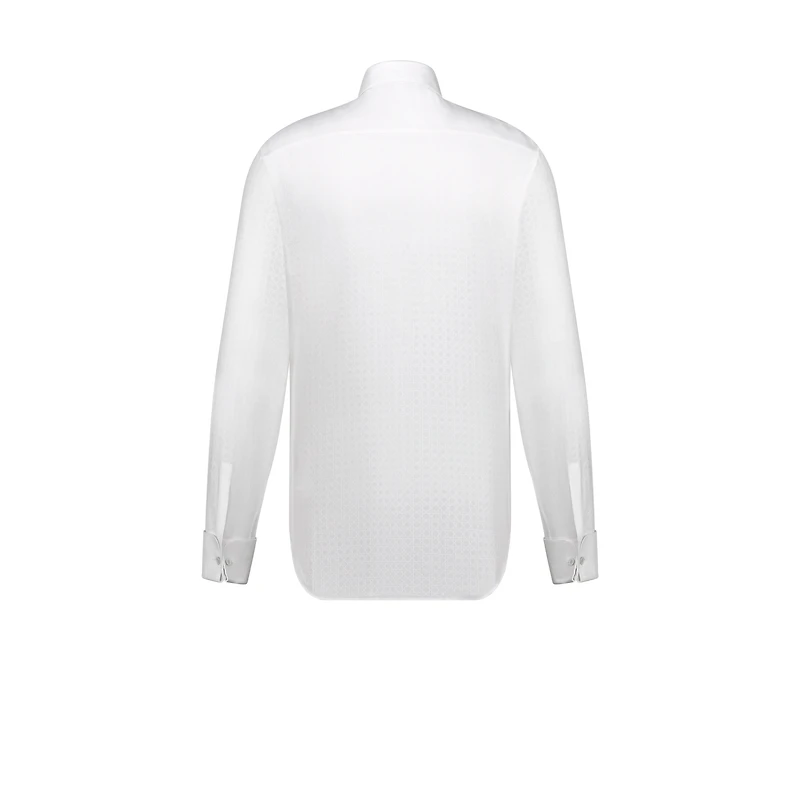 Cannage Shirt with French Cuffs