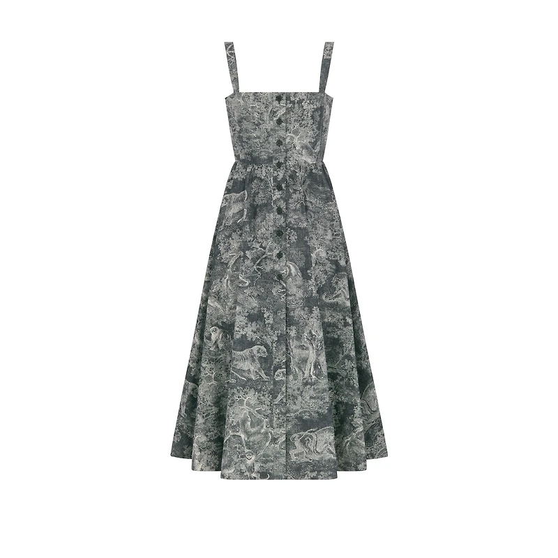 Dioriviera Mid-Length Flared Dress