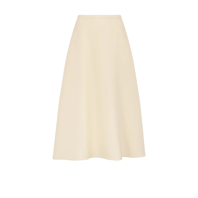 Flared Mid-Length Skirt
