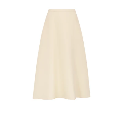 Flared Mid-Length Skirt