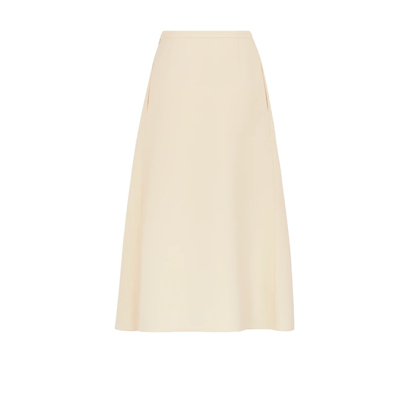 Flared Mid-Length Skirt