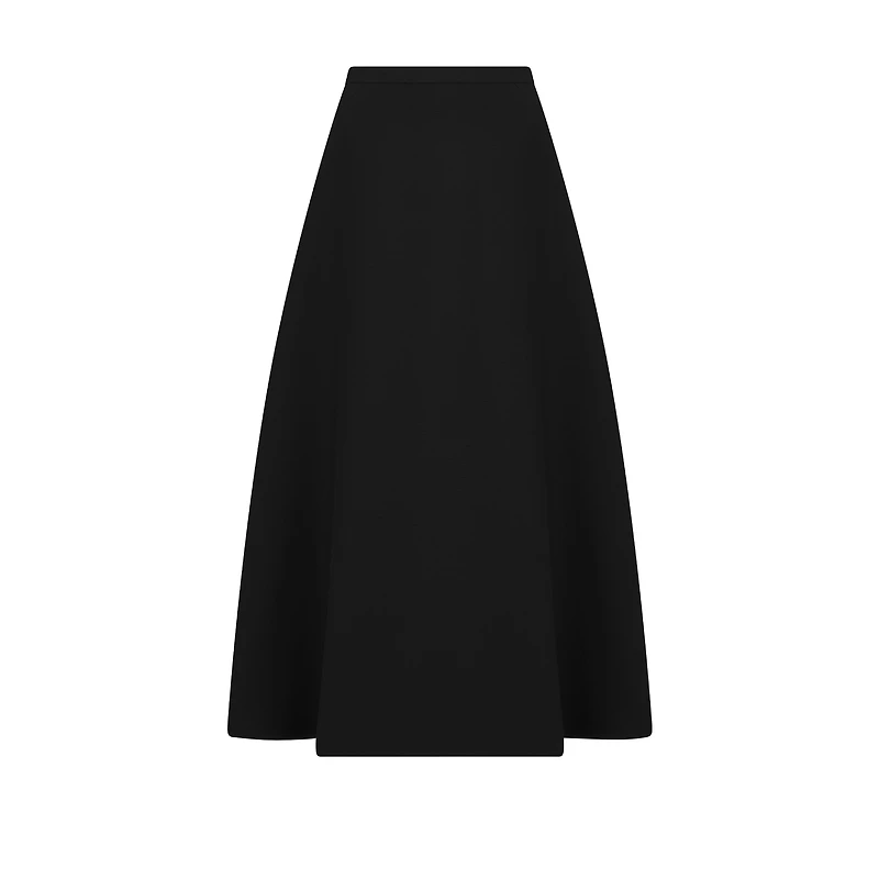 Flared Mid-Length Skirt