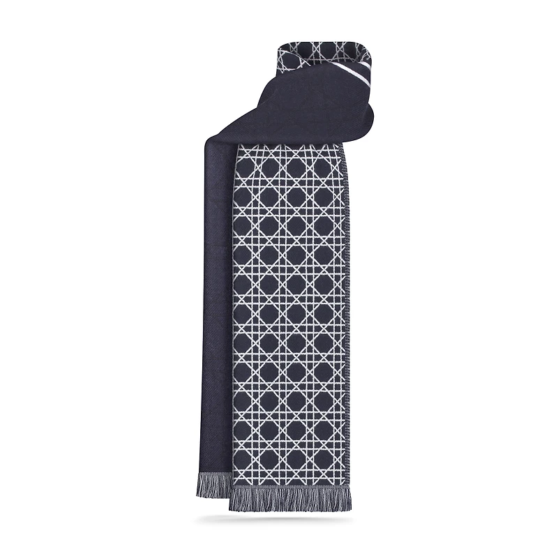 Striped Cannage Scarf