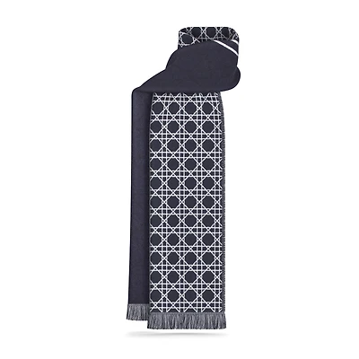 Striped Cannage Scarf