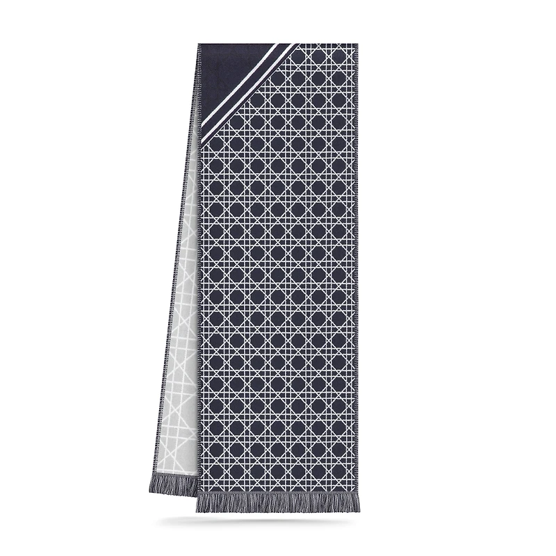 Striped Cannage Scarf