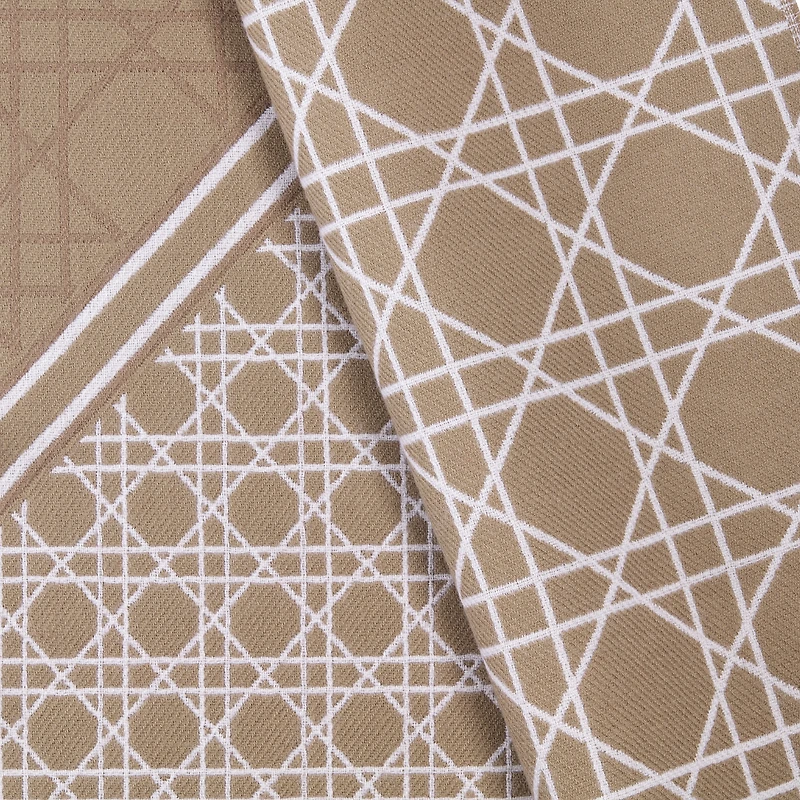 Striped Cannage Scarf