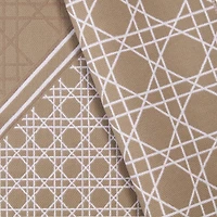 Striped Cannage Scarf