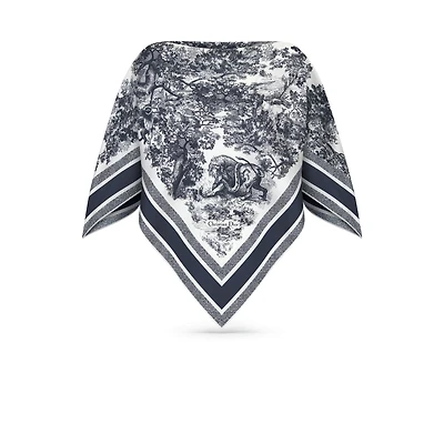 Toile de Jouy Sauvage Dior Silk Top