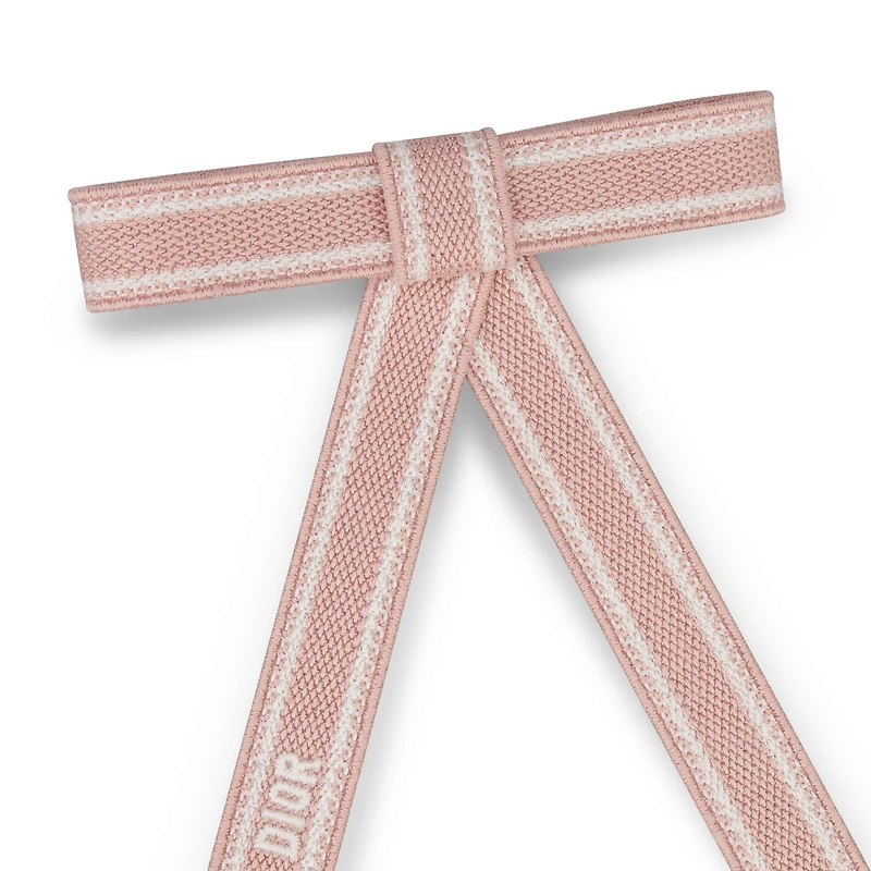 Christian Dior Embroidered Dior Twist Bow