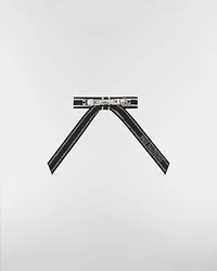 Christian Dior Embroidered Dior Twist Bow
