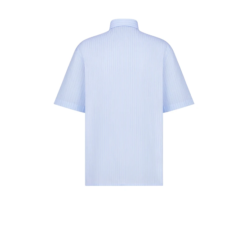 Short-Sleeved Shirt with Diorling Embroidery