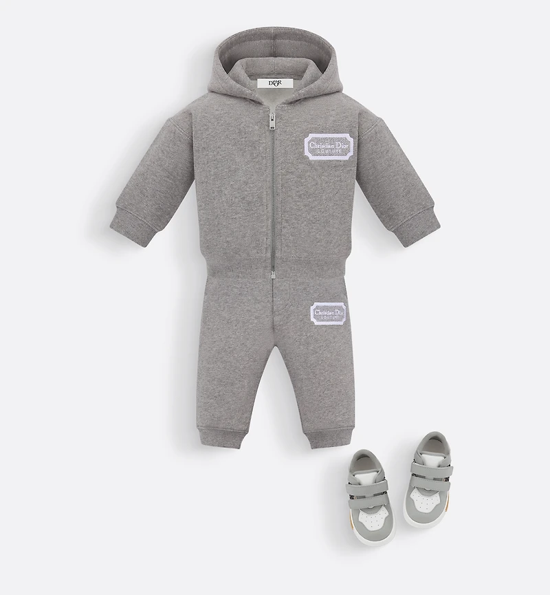Baby Christian Dior Couture Zipped Hooded Sweatshirt