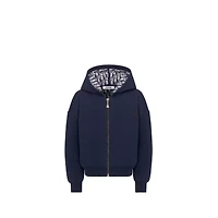 Kids' Reversible Zipped Cardigan with Hood