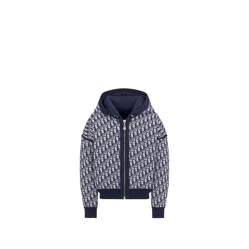 Kids' Reversible Zipped Cardigan with Hood