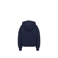 Kids' Reversible Zipped Cardigan with Hood