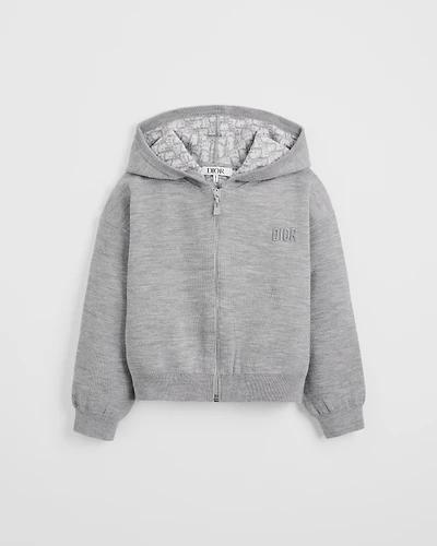 Kids' Reversible Zipped Cardigan with Hood