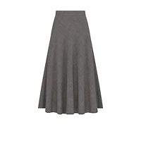Flared Mid-Length Skirt