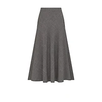 Flared Mid-Length Skirt