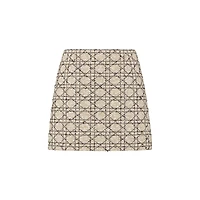 Macrocannage Miniskirt