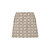 Macrocannage Miniskirt