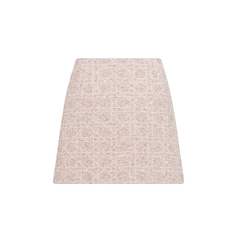 Macrocannage Miniskirt