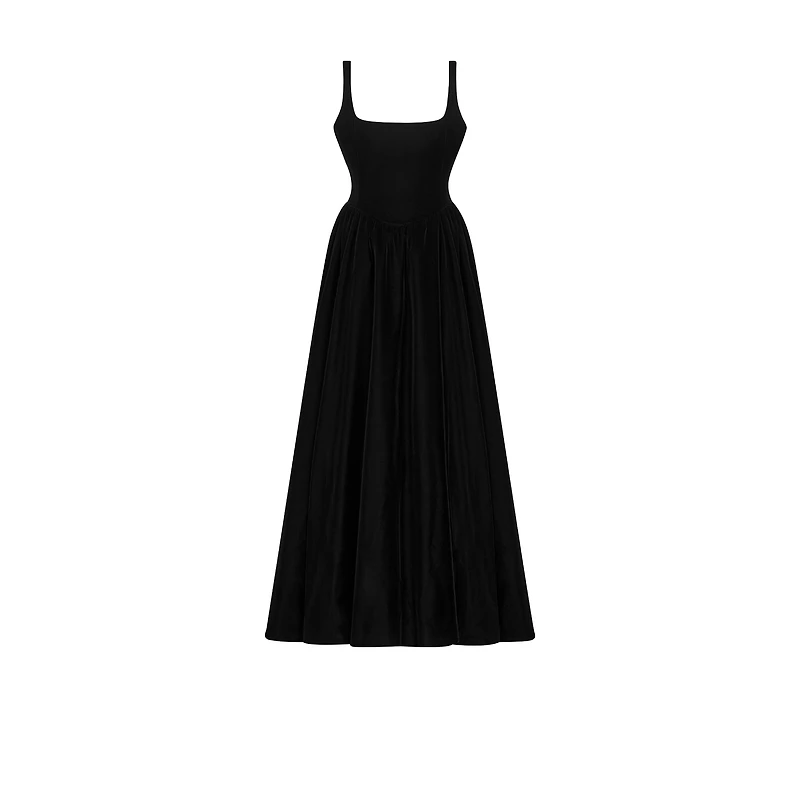 Flared Long Dress