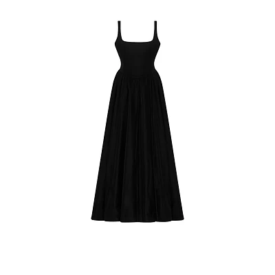 Flared Long Dress